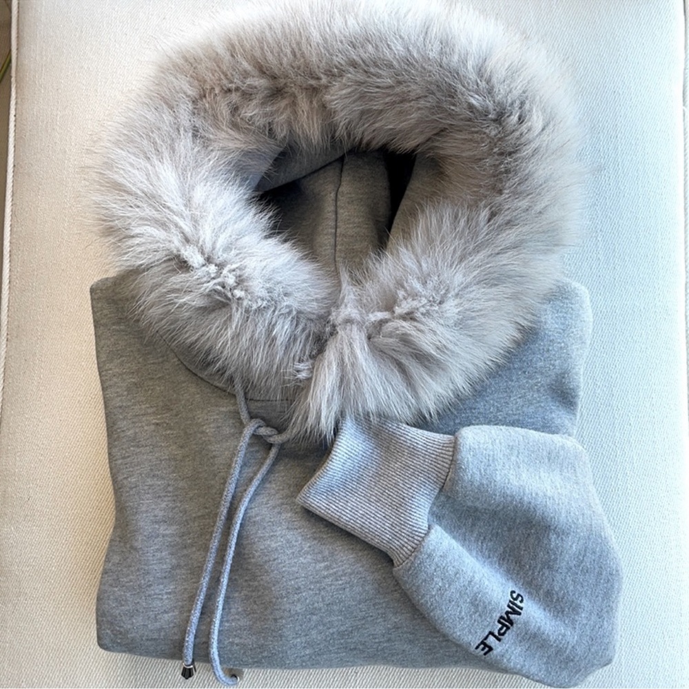 REAL FUR HOODIE
